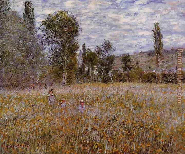 A Meadow painting - Claude Monet A Meadow art painting
